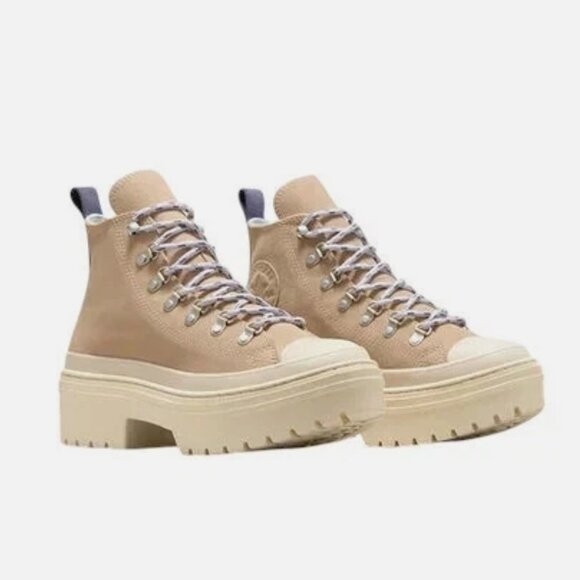 Converse Chuck Taylor All Star Lugged Heel WATERPROOF Platform Boots 8.5 - Picture 4 of 6